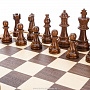 Шахматный ларец с деревянными фигурами 47х47 см, фотография 2. Интернет-магазин ЛАВКА ПОДАРКОВ